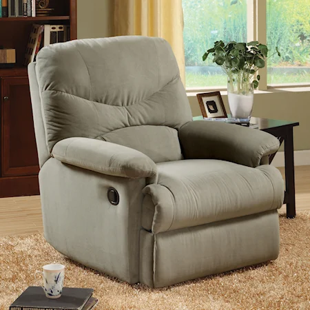 Soft Microfiber Reclining Chair